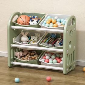 Kids Toy Storage Organizer with 6 Bins
