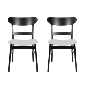 DINING CHAIR Set Of 2 (Option: Light beige)