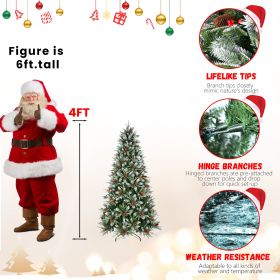 PVC Christmas Tree, Christmas Decorations (Option: 4ft)